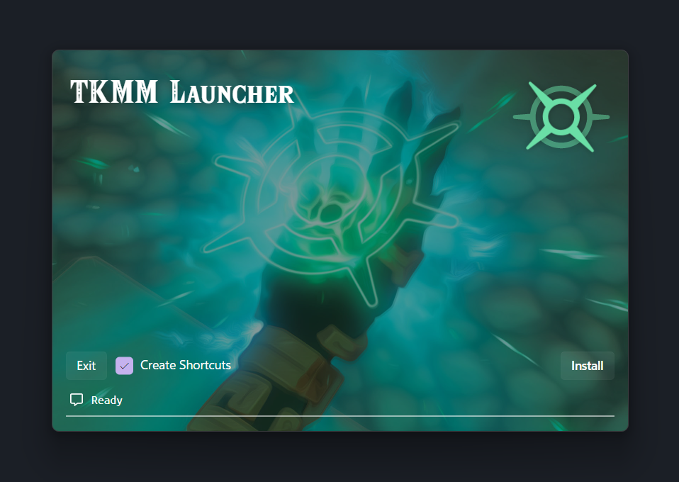 TKMM launcher window.