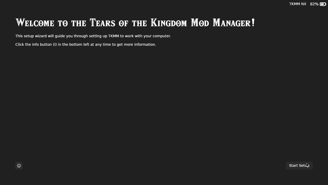 TKMM Welcome Screen